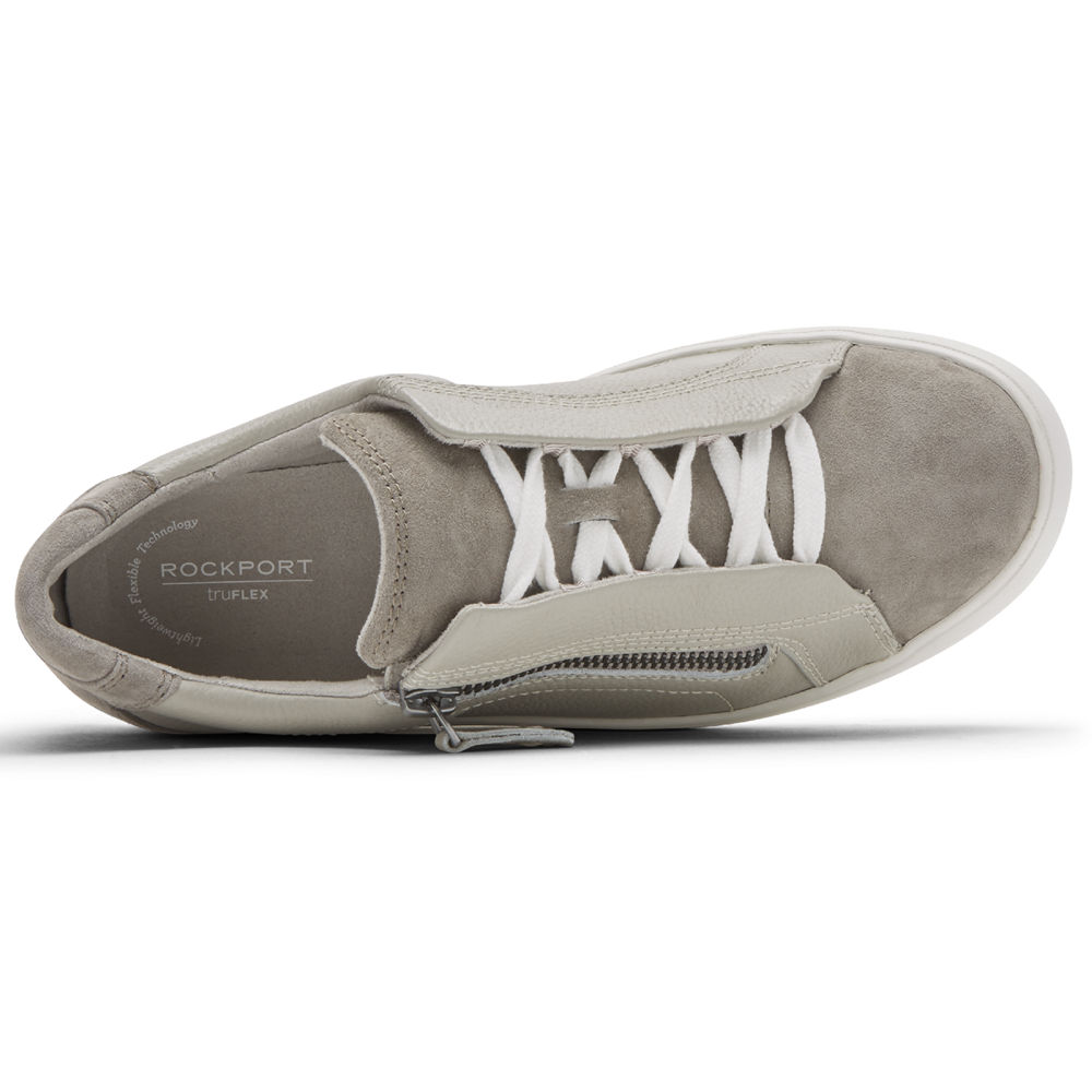 Rockport Singapore Womens Sneakers - truFLEX Parissa Laced Grey - DE9035162